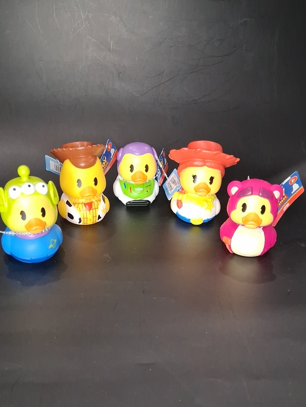Disney Rubber Duck TOY STORY Complete Set of 5  for Jeeps / Colllectors or Gift